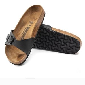 🌺Birkenstock Women’s Madrid Micro Fibre Narrow Fit Sandal in Shiny Python 7US